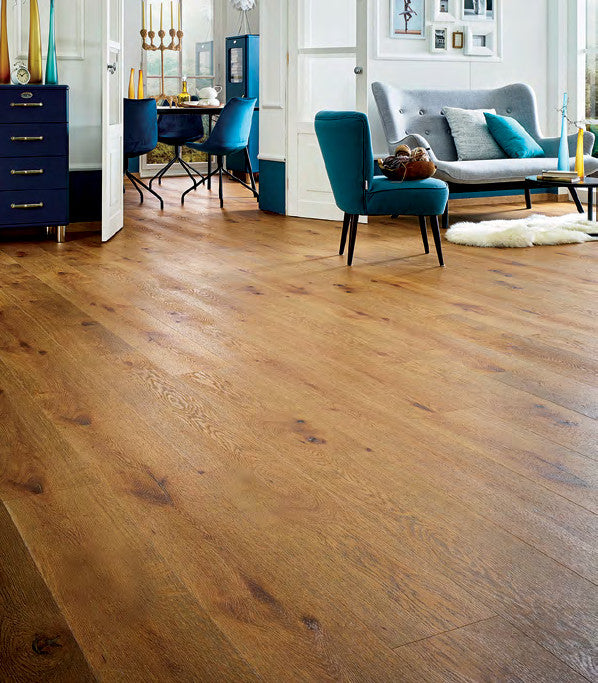 Sol vinyle Corkart Lungo – décor Honey Royal Oak (9551) – photo d'ambiance
