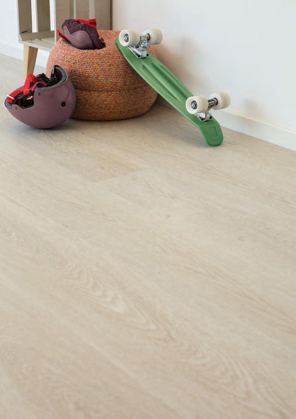 Sol vinyle Corkart Mountain – décor Pearl Mountain Oak (9570) – photo d'ambiance