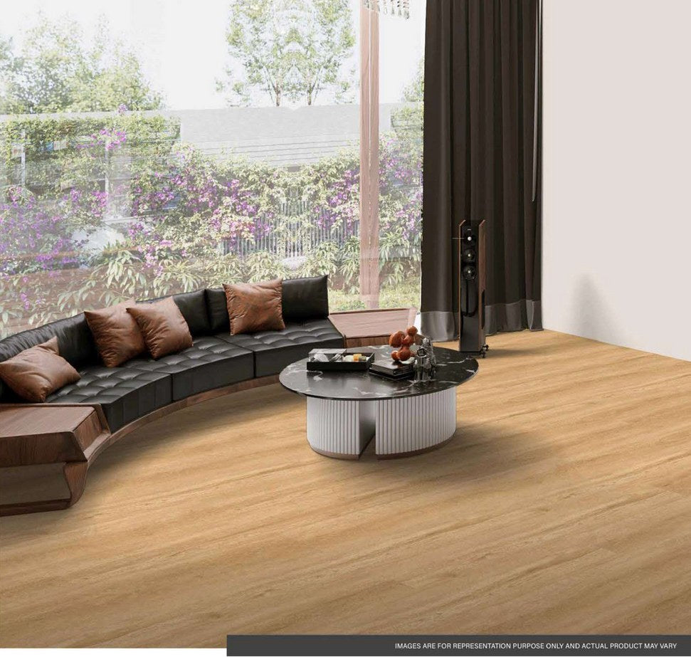 Sol vinyle SoluDal Clik 55 Glamwood Beige – ambiance